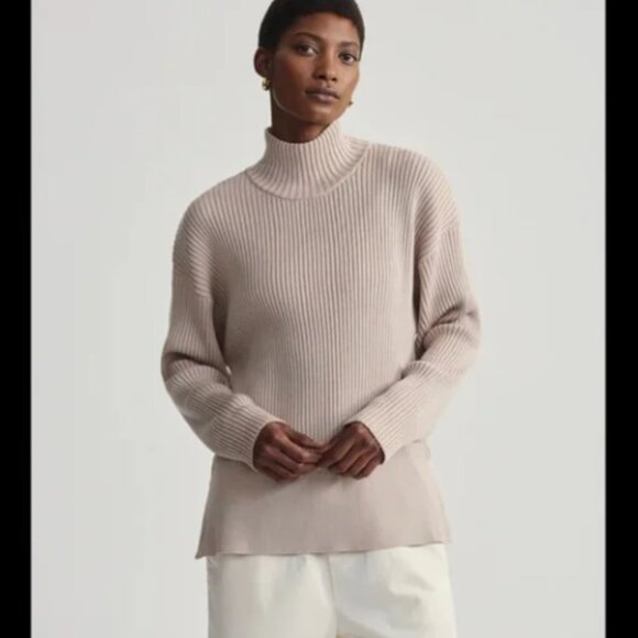 Varley Mayfair Mock Neck Knit Sweater Size Small - Picture 2 of 16